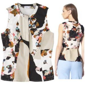 3.1 PHILLIP LIM TARGET Zipper Floral Peplum Top